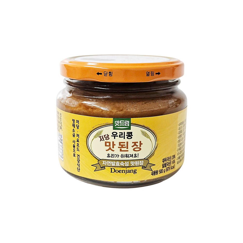 저당맛된장 500g (유리병)